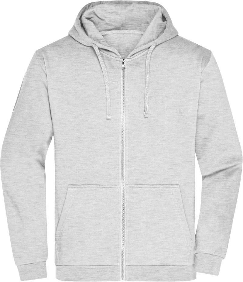 Mikina s kapucí zip - DC POPRAD Ash